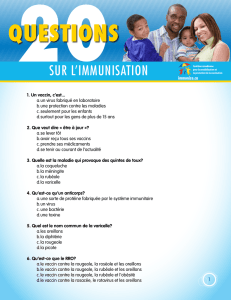20 questions sur l`immunisation