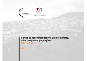Cahier de recommandations architecturales