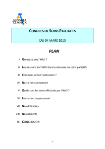 CONGRES DE SOINS PALLIATIFS DU 04 MARS 2010