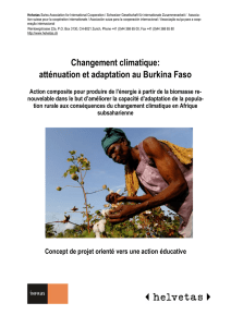 Changement climatique: atténuation et adaptation au