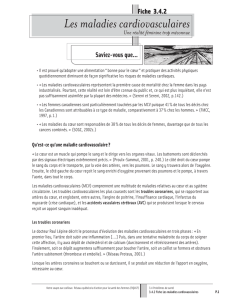 Les maladies cardiovasculaires