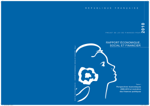 Rapport économique, social et financier