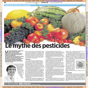 2005-12-05 Le mythe des pesticides