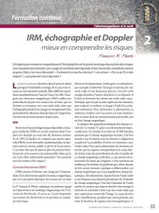 IRM,échographie et Doppler