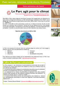 Plan climat - Parc Naturel Régional Loire Anjou Touraine