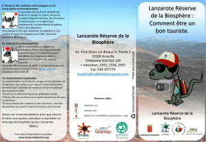 Lanzarote Réserve de la Biosphère : Comment