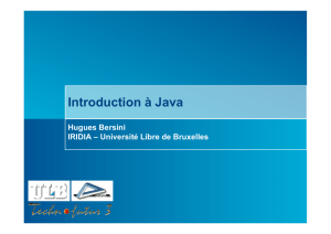 Introduction à Java