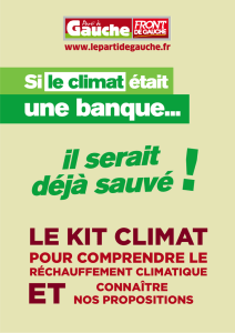 Kit Climat - Le Parti de Gauche