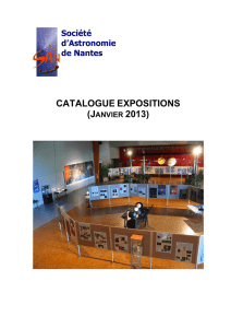 Catalogue des expositions en PDF