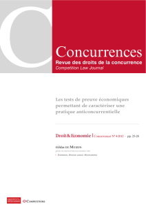 Concurrences - Microeconomix