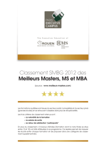 Meilleurs Masters, MS et MBA - Campus