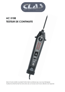 AC 5108 TESTEUR DE CONTINUITE