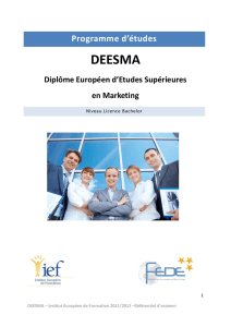deesma - Institut Européen de Formation