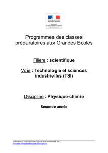 Physique-chimie TSI 2