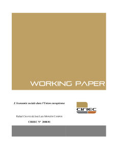 L`économie sociale dans l`Union européenne