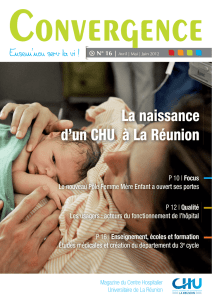 Convergence n°16 - chu de la reunion