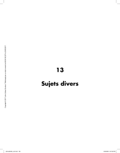 13 Sujets divers - John Libbey Eurotext