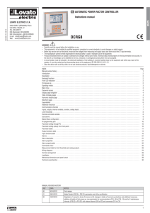 AUTOMATIC POWER FACTOR CONTROLLER