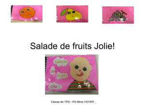 Salade de fruits Jolie!