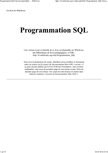 Programmation SQL/Version imprimable — Wikilivres