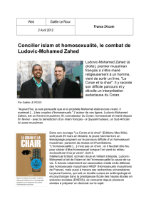 Concilier islam et homosexualité, le combat de Ludovic