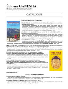 Catalogue de nos publications en format