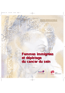 Femmes immigrées et dépistage du cancer du sein