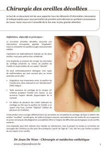 otoplastie oreilles decollees - Docteur Jean De Wan