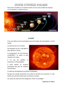 Notre systEme solaire