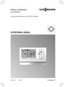 Vitotrol 200 A Notice d`utilisation