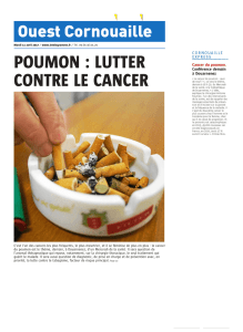 poumon : lutter contre le cancer - Centre hospitalier de Douarnenez