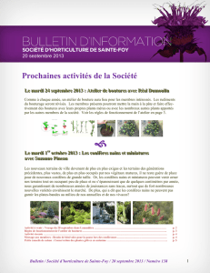 Bulletin-138 - Société d`horticulture de Ste-Foy