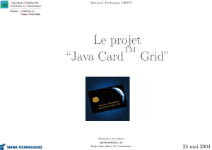 Le projet “Java Card Grid”