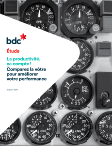 Productivité des entreprises canadiennes – Étude BDC | BDC.ca