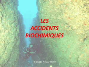 les accidents biochimiques
