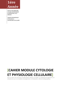 Cytologie et Physiologie Cellulaire - ceil@univ