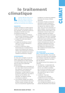 Traitement climatique pdf - 40 Ko - Ministère de la Culture et de la