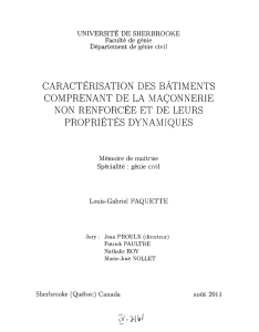 CARACTERISATION DES BATIMENTS COMPRENANT DE LA