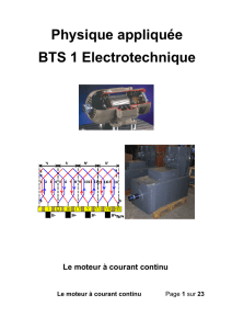 Physique appliquée BTS 1 Electrotechnique