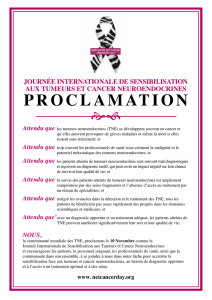 proclamation - NET Cancer Day