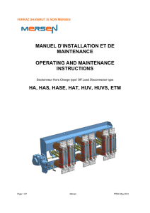Mersen - installation and maintenance Berg - general
