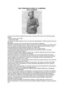 LETHENET René - Mémoire de la Déportation dans l`Ain