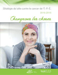 Stratégie de lutte contre le cancer de l`Î.-P.-É. 2016-2019