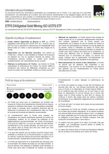 ETFS DAXglobal Gold Mining GO UCITS ETF