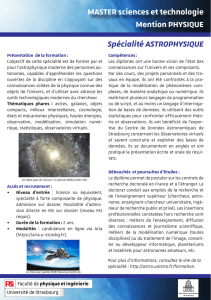 Fiche spécialité Master 2 - Astrophysique pdf
