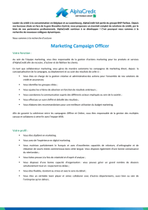 Marketing Campaign Officer