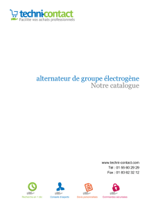 alternateur de groupe électrogène Notre catalogue - Techni