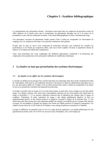 Comportement thermique des composants de protection contre les