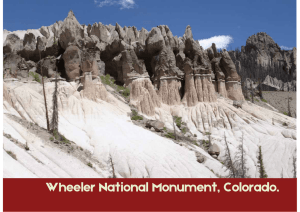 Wheeler National Monument, Colorado.