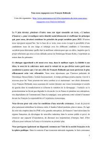 Déclaration de Pierre Moscovici et du groupe Besoin de Gauche